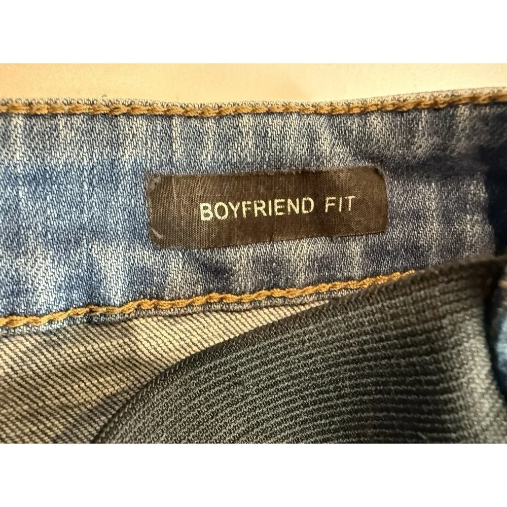Judy Blue Maternity‎ Jeans Size 7/28 Boyfriend Fit Distressed Stretch JB9802